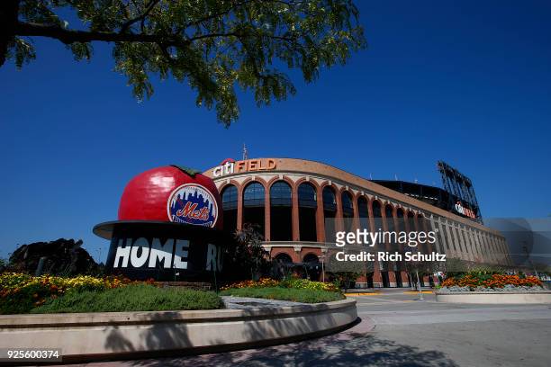 General scene before a game at Citi Field between the Atlanta Braves and New York Mets on September 25, 2017 in the Flushing neighborhood of the...