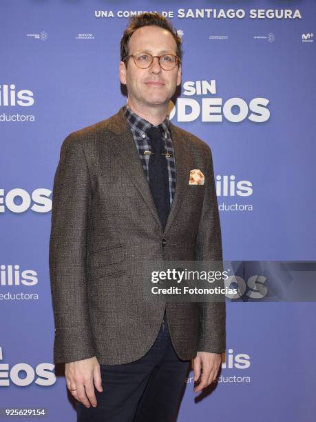 Joaquin Reyes attends the 'Sin Rodeos' premiere at Capitol cinema on February 28, 2018 in Madrid, Spain.