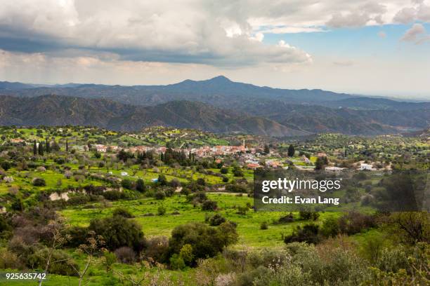 cypriot countryside - larnaca stock pictures, royalty-free photos & images
