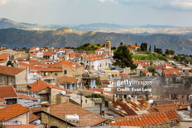 small european village - 塞浦路斯島 個照片及圖片檔