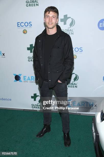 Leo Suter attends the 15th Annual Global Green Pre-Oscar Gala on February 28, 2018 in Los Angeles, California.