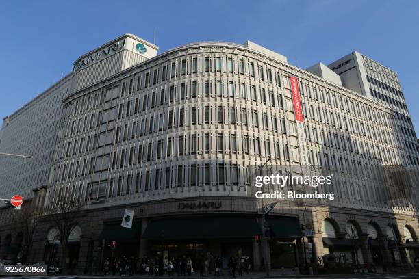 Daimaru department store, operated by J. Front Retailing Co., stands in Kobe, Hyogo Prefecture, Japan, on Tuesday, Feb. 27, 2018. Japan is scheduled...