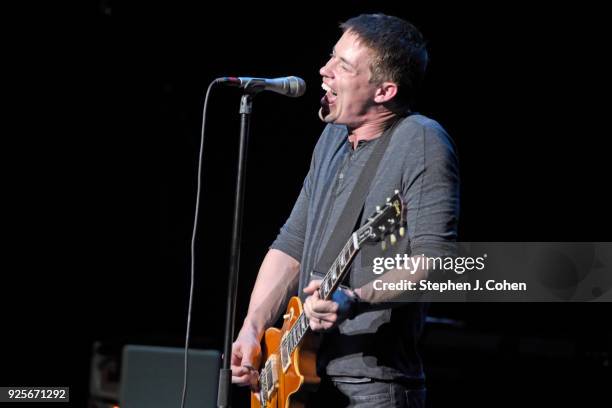 Jonny Lang performs at Brown Theatre on February 28, 2018 in Louisville, Kentucky.