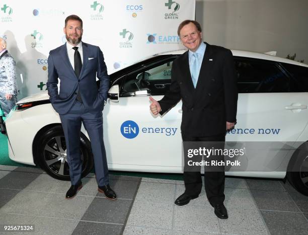 Executive Director EIN Brian Goldstein and CEO, Leonardo Dicaprio Foundation and Founder of Seventh Generation Terry Tamminen attend the 15th Annual...