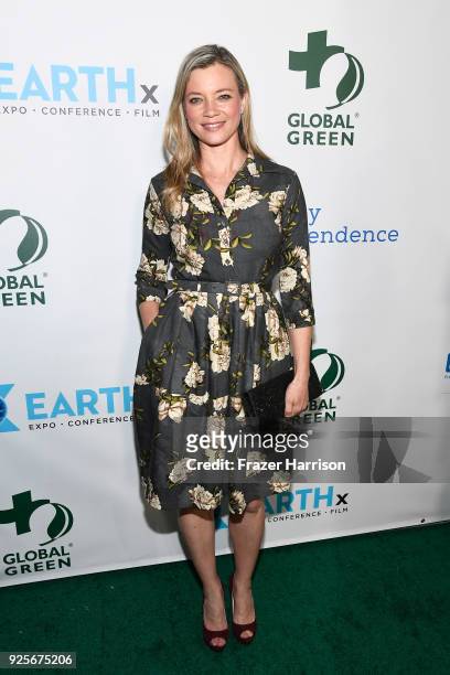 Amy Smart attends the 15th Annual Global Green Pre-Oscar Gala on February 28, 2018 in Los Angeles, California.