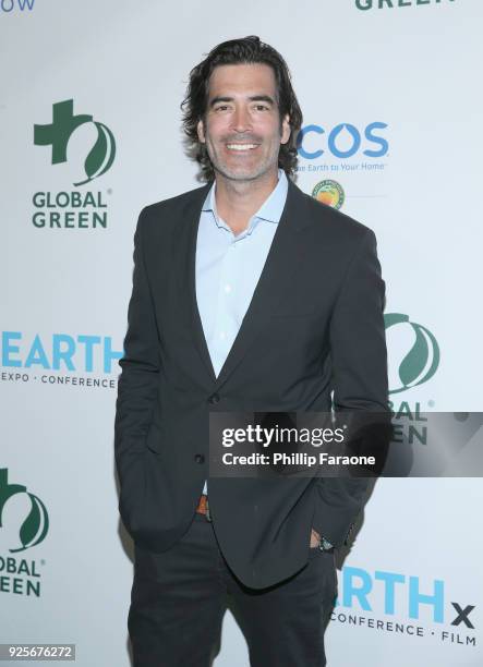 Carter Oosterhouse attends the 15th Annual Global Green Pre-Oscar Gala on February 28, 2018 in Los Angeles, California.