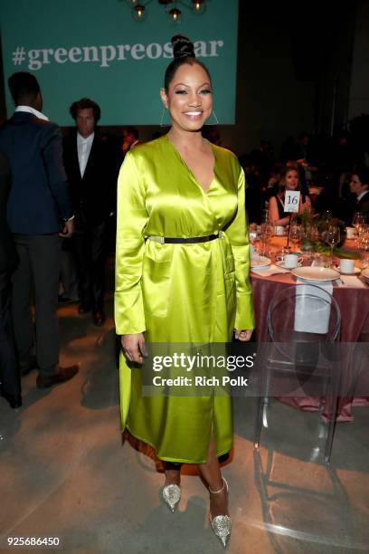 Garcelle Beauvais attends the 15th Annual Global Green Pre-Oscar Gala on February 28, 2018 in Los Angeles, California.