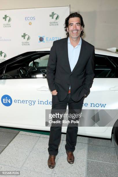 Carter Oosterhouse attends the 15th Annual Global Green Pre Oscar Party at NeueHouse Hollywood on February 28, 2018 in Los Angeles, California.