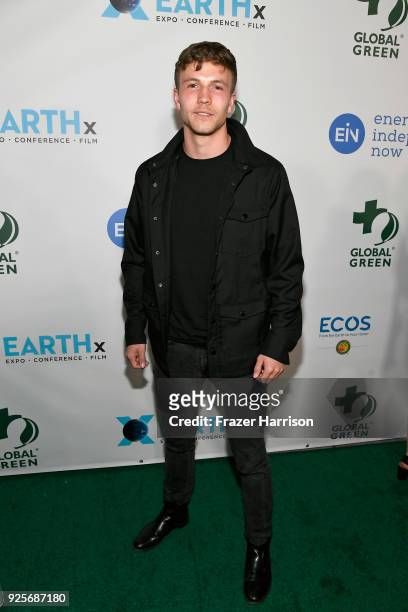 Leo Suter attends the 15th Annual Global Green Pre Oscar Party at NeueHouse Hollywood on February 28, 2018 in Los Angeles, California.
