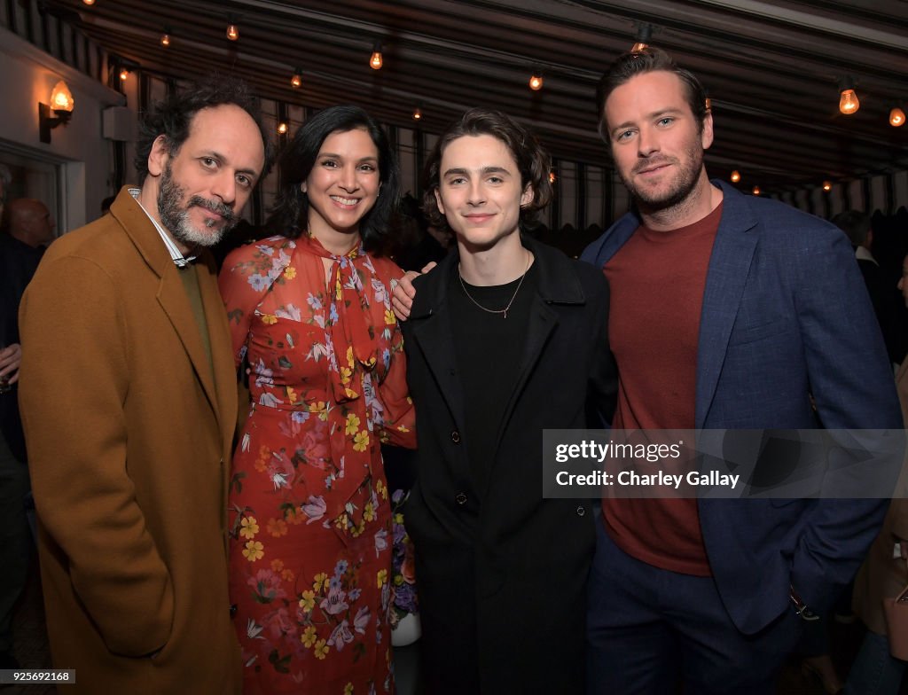 Vanity Fair, Barneys New York and Sony Pictures Classics Celebrate "Call Me By Your Name"