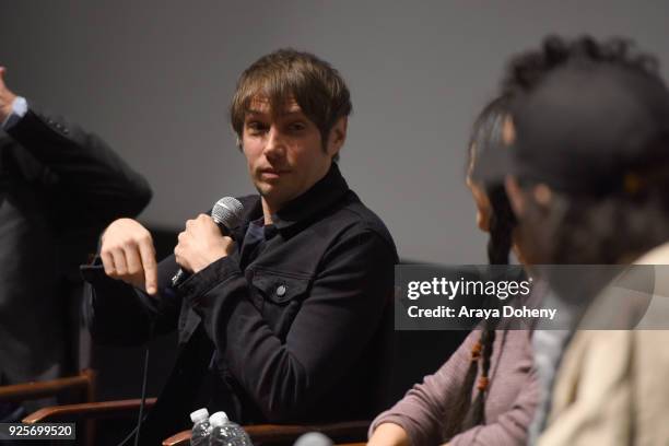 Sean Baker attends the Film Independent Hosts Directors Close-Up - an Independent Spirit: A Director's Roundtable at Landmark Theatre on February 28,...