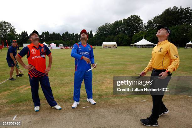 Afghanistan v Netherlands - ICC Cricket World Cup Qualifier Warm Up, News Photo