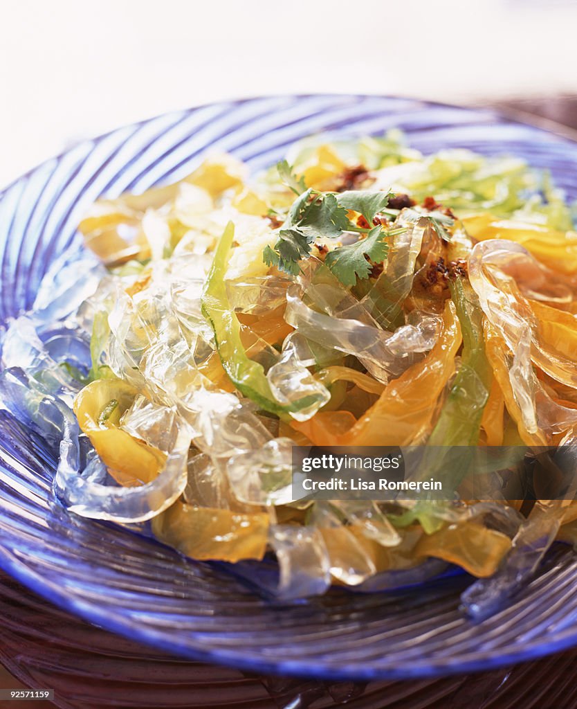 Spicy konnyaku salad