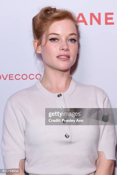 Jane Levy attends Chanel Party to Celebrate the Chanel Beauty House and @WELOVECOCO on February 28, 2018 in Los Angeles, California.