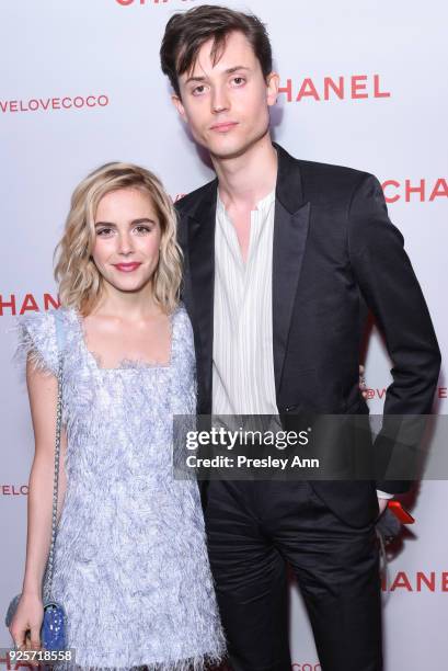 Kiernan Shipka attends Chanel Party to Celebrate the Chanel Beauty House and @WELOVECOCO on February 28, 2018 in Los Angeles, California.