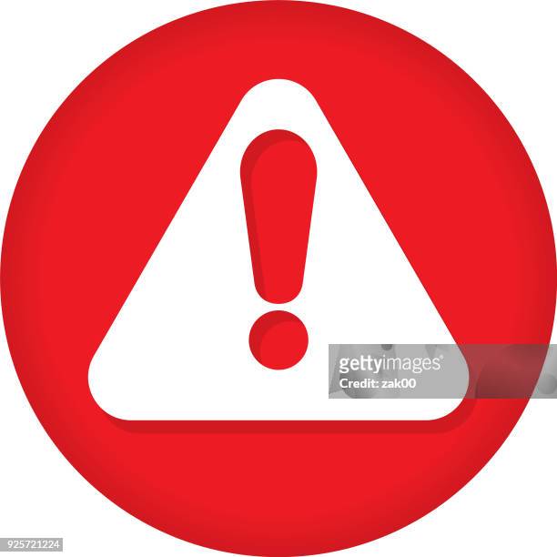 warning icon - concentration stock illustrations