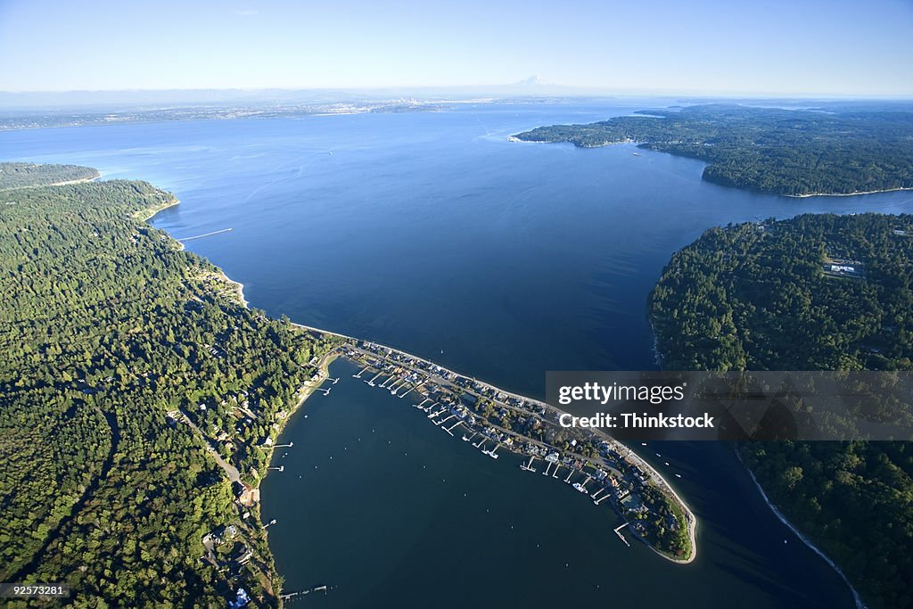 Aerial view of inlet