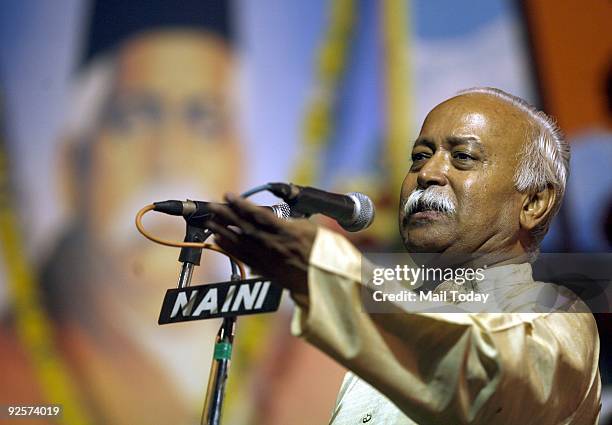 Mohan Rao Uncle Mohan Rao Bhagwat Photos and Premium High Res Pictures - Getty Images
