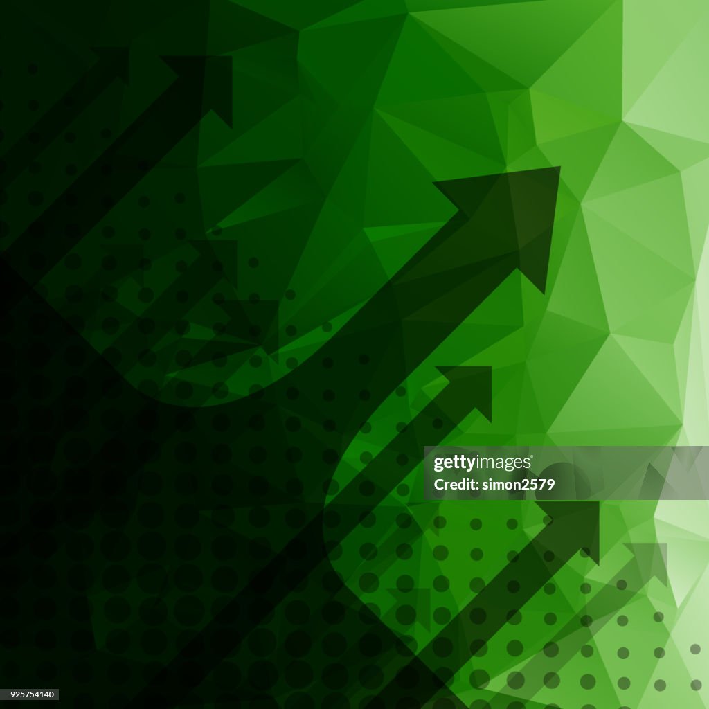 Direction Pattern Background Green Color Background With Direction Arrow Pattern High-Res Vector ...