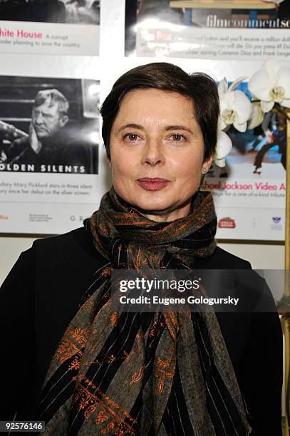 Isabella Rossolini attends The Film Society of Lincoln Center's Italian Neorealism film series kickoff at the Walter Reade Theater on October 30,...
