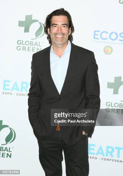 Personality Carter Oosterhouse attends the 15th annual Global Green pre-Oscar gala on February 28, 2018 in Los Angeles, California.