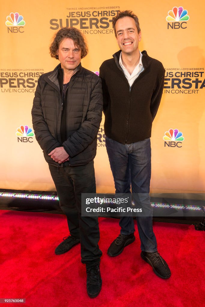 Alex Rudzinski Director David Leveaux & producer Alex Rudzinski attend Jesus Christ ...