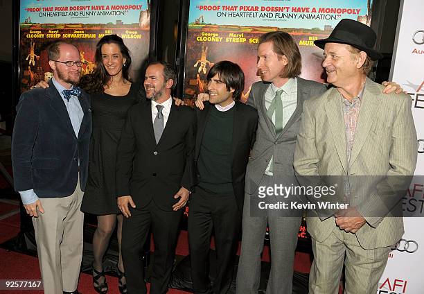 Actor Eric Chase Anderson, producer Allison Abbate, producer Jeremy Dawson, actor Jason Schwartzman, director/co-writer/actor Wes Anderson and actor...