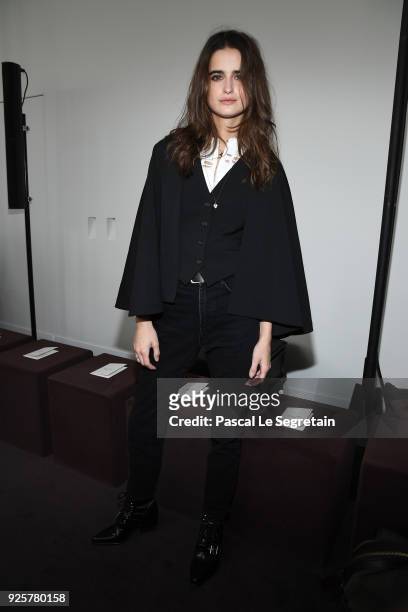 Loulou Robert attends the Chloe show as part of the Paris Fashion Week Womenswear Fall/Winter 2018/2019 on March 1, 2018 in Paris, France.