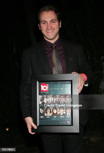 Actor Michael Stuhlbarg attends "Variety's 10 Actors To Watch" event at The Roosevelt Hotel on October 30, 2009 in Hollywood, California.