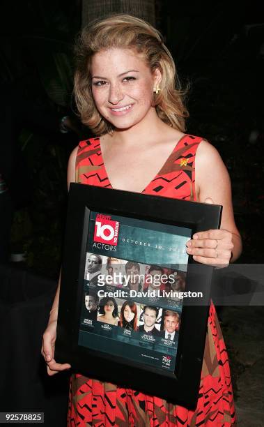 Actress Alia Shawkat attends "Variety's 10 Actors To Watch" event at The Roosevelt Hotel on October 30, 2009 in Hollywood, California.