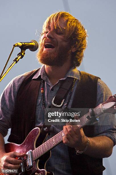 Vocalist-guitarist Dan Auerbach of The Black Keys performs at the 2009 Voodoo Experience at City Park on October 30, 2009 in New Orleans, Louisiana.