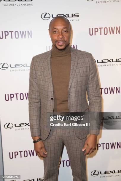 Dorian Missick attends Uptown Honors Hollywood Pre-Oscar Gala on February 28, 2018 in Los Angeles, California.