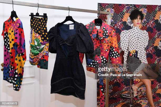 General view of atmosphere is seen during the Emanuel Ungaro presentation as part of the Paris Fashion Week Womenswear Fall/Winter 2018/2019 at...