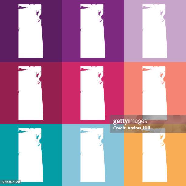 vector saskatchewan, canada map in muted colours - saskatchewan stock illustrations