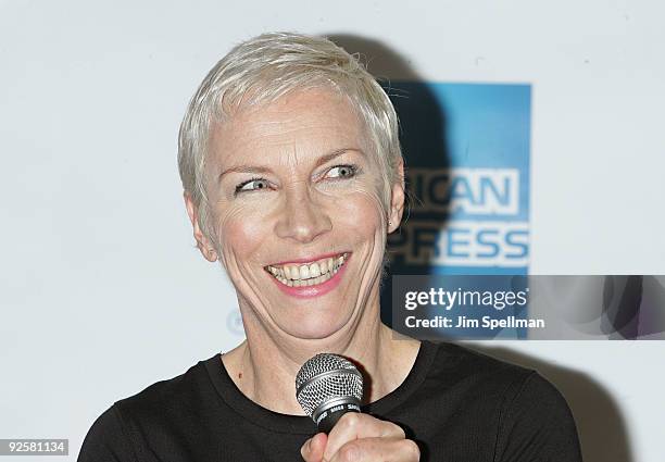 Annie Lennox attends the 25th Anniversary Rock & Roll Hall of Fame Concert at Madison Square Garden on October 30, 2009 in New York City.