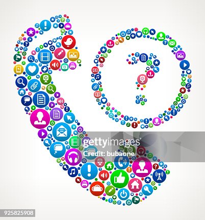 未知呼叫者互聯網通信技術圖示模式 未知呼叫者互聯網通信技術圖示模式
