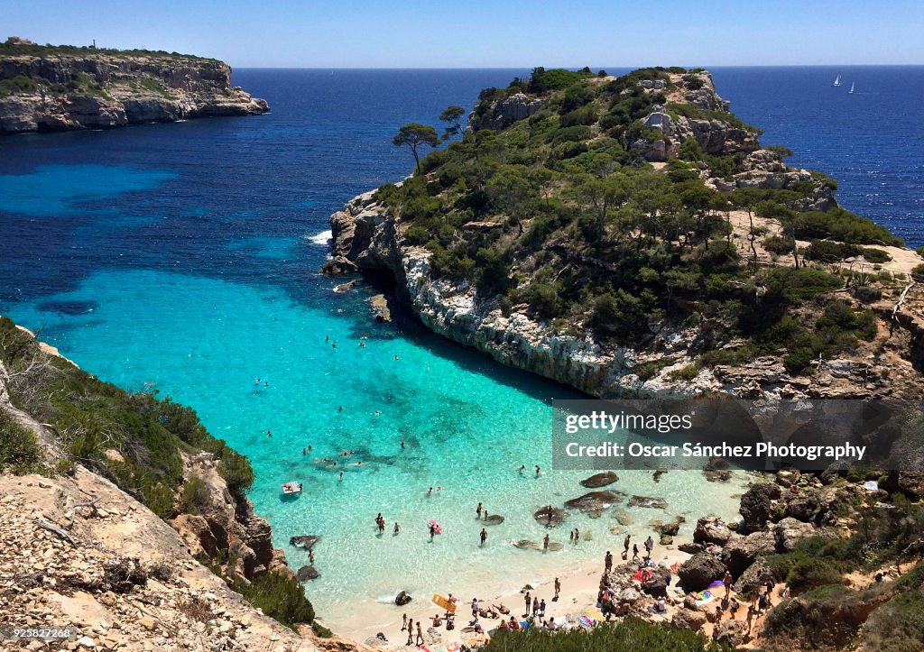 Beach, Caló des Moro, Majorca