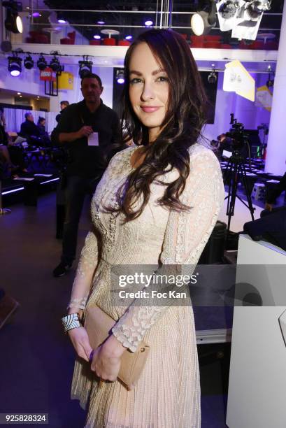 Presenter Alexandra Blanc from CNews attends the Christophe Guillarme show as part of the Paris Fashion Week Womenswear Fall/Winter 2018/2019 on...