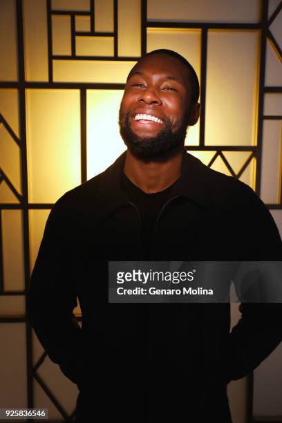 Actor Trevante Rhodes is photographed for Los Angeles Times on January 6, 2018 in West Hollywood, California. PUBLISHED IMAGE. CREDIT MUST READ:...