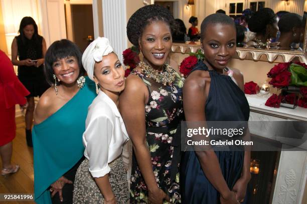 Margaret Avery, Jada Pinkett Smith, Yolanda Ross and Danai Gurira attend Alfre Woodard and Morgan Stanley present the 9th Annual Oscar's Sistahs...