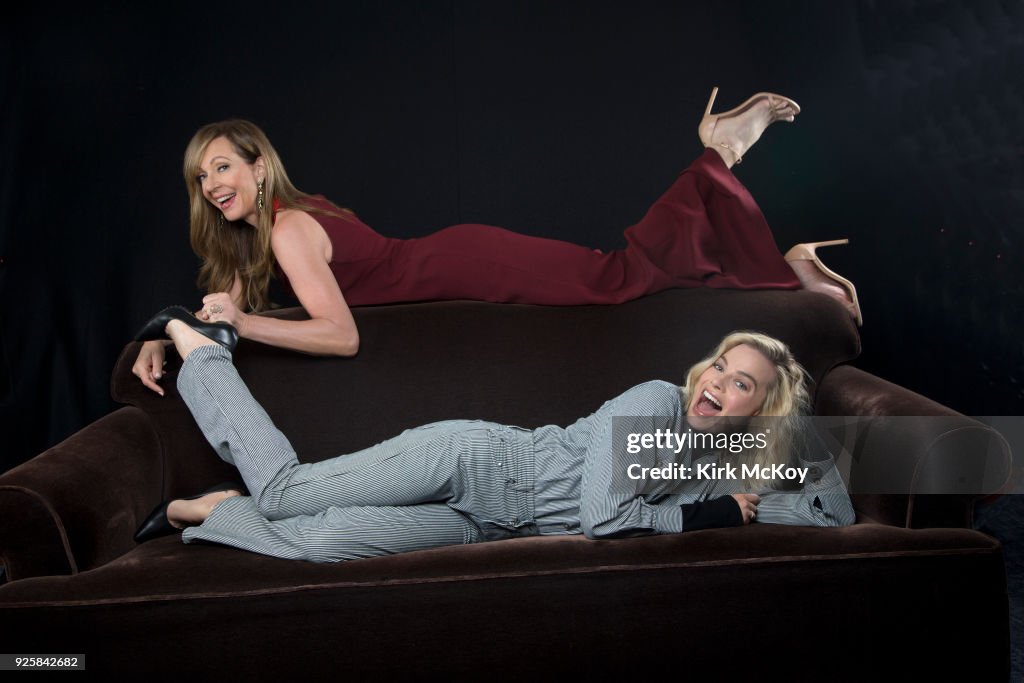 Actresses Allison Janney and Margot Robbie are photographed for Los