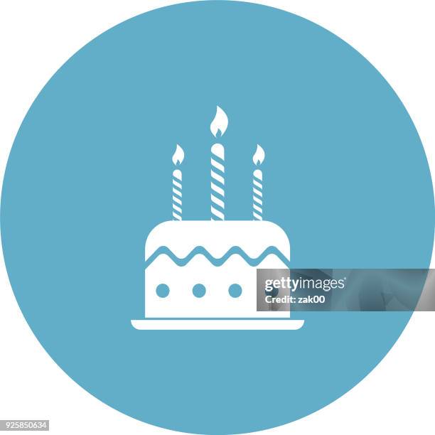 birthday cake with candles - birthday candles stock illustrations