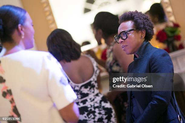 Marianne Jean-Baptiste attends Alfre Woodard and Morgan Stanley present the 9th Annual Oscar's Sistahs Soiree on February 28, 2018 in Los Angeles,...