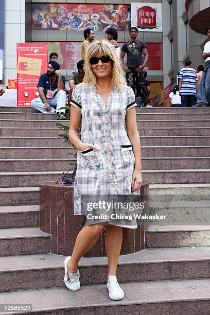 Actress Paprika Steen attends the press conference for film Applaus during MAMI Film Festival held at Fun Republic on October 31, 2009 in Mumbai,...