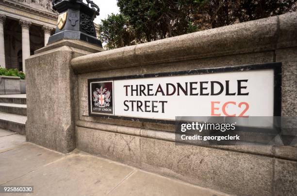 41 Threadneedle Street Street Sign Stock Photos, High-Res Pictures, and ...