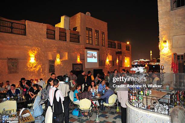 General view of atmosphere at "The Mummy" screening After Party at Tajine at the Souq Waqif during the 2009 Doha Tribeca Film Festival on October 31,...