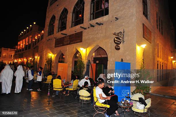 General view of atmosphere at "The Mummy" screening After Party at Tajine at the Souq Waqif during the 2009 Doha Tribeca Film Festival on October 31,...