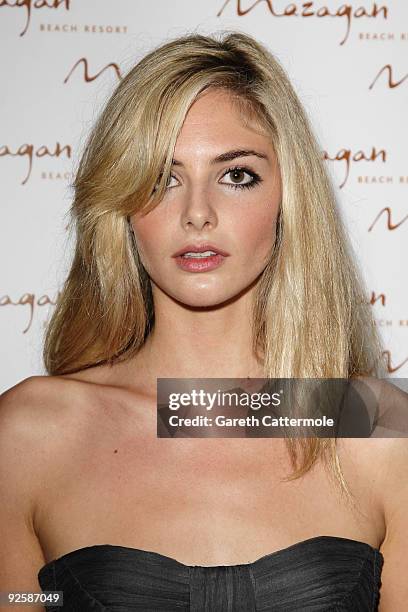 Actress Tamsin Egerton arrives for the grand opening night of the Kerzner Mazagan Beach Resort on October 31, 2009 in El Jadida, Morocco. 1,500 guest...