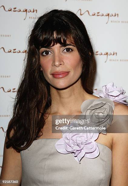 Presenter Lisa B arrives for the grand opening night of the Kerzner Mazagan Beach Resort on October 31, 2009 in El Jadida, Morocco. 1,500 guest...