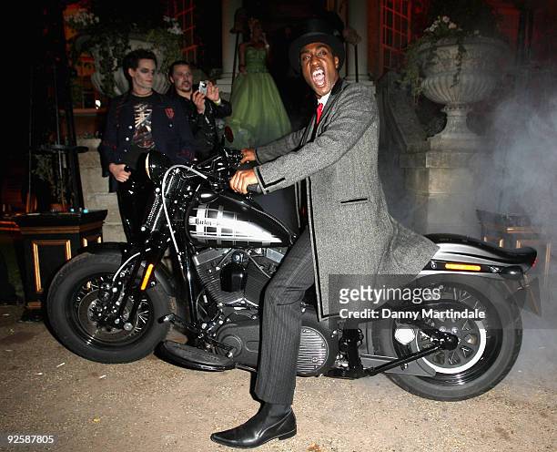 Simon Webbe attends The Bloodlust Ball at Hampton Court Palace on October 31, 2009 in London, England.